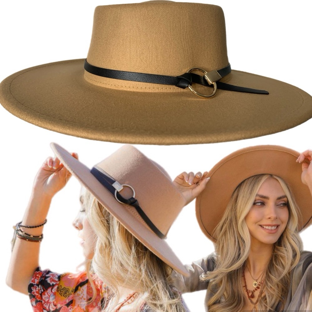 NWT Boutique Bohemian Hippy Boho Hat Wide Brim